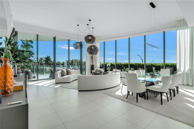 sunroom featuring a wealth of natural light