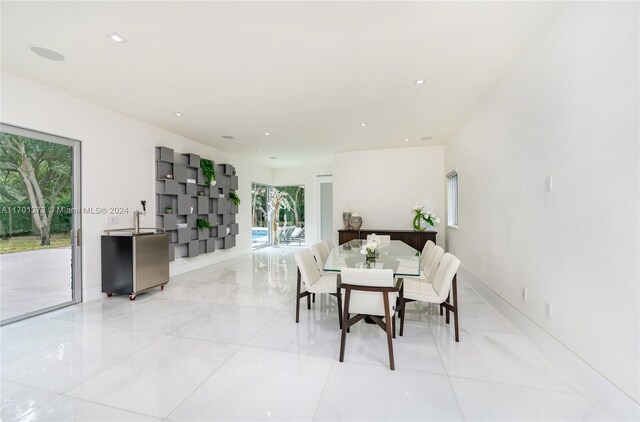6301 SW 114th St, Pinecrest, FL 33156 - dining area featuring healthy amount of natural light and recessed lighting