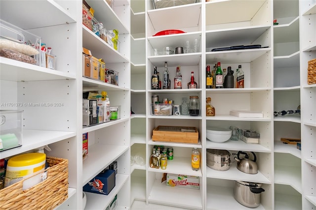 view of pantry