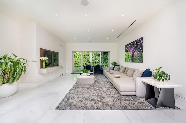 6301 SW 114th St, Pinecrest, FL 33156 - living room featuring baseboards and recessed lighting