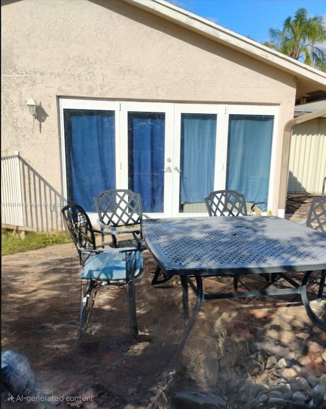 view of patio / terrace with french doors