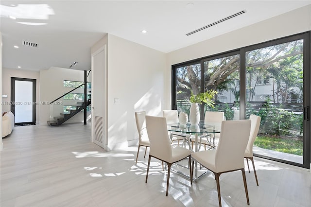 view of dining room