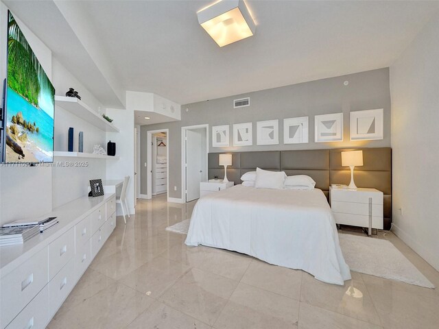 17301 Biscayne Blvd Unit 2008, North Miami Beach, FL 33160 - bedroom with baseboards and visible vents