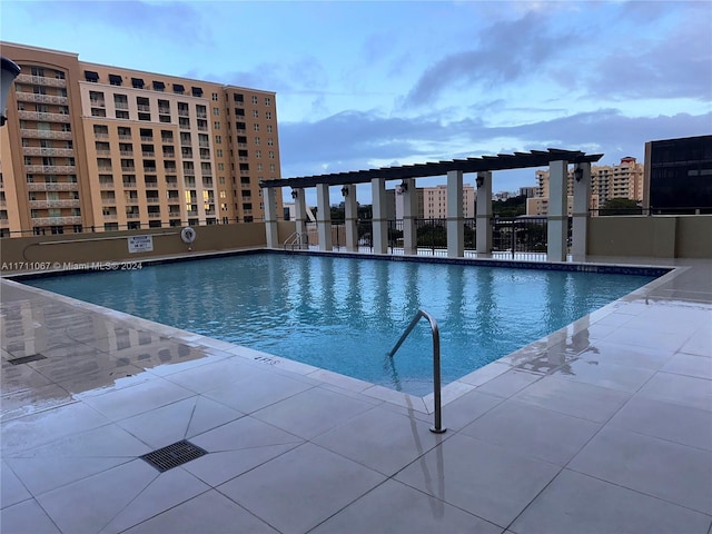 view of pool