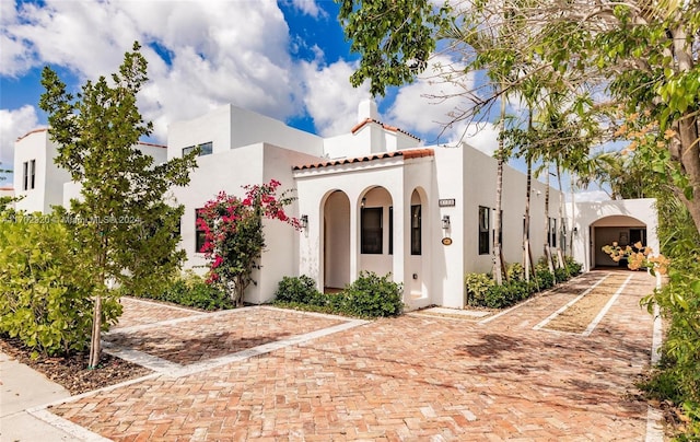 view of mediterranean / spanish house