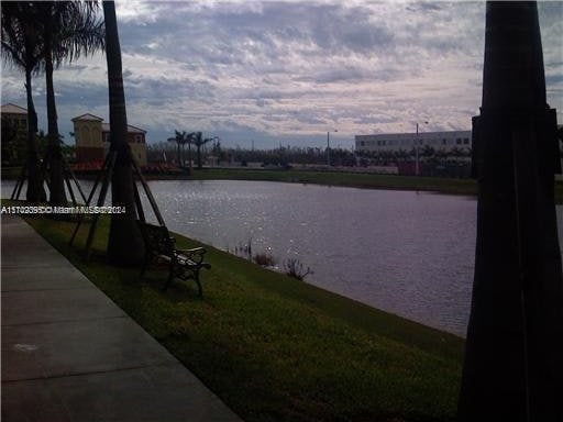 view of water feature