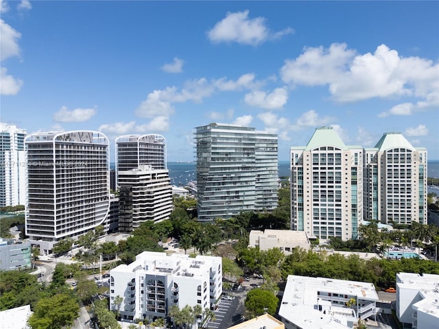 view of city featuring a water view