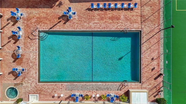 view of pool