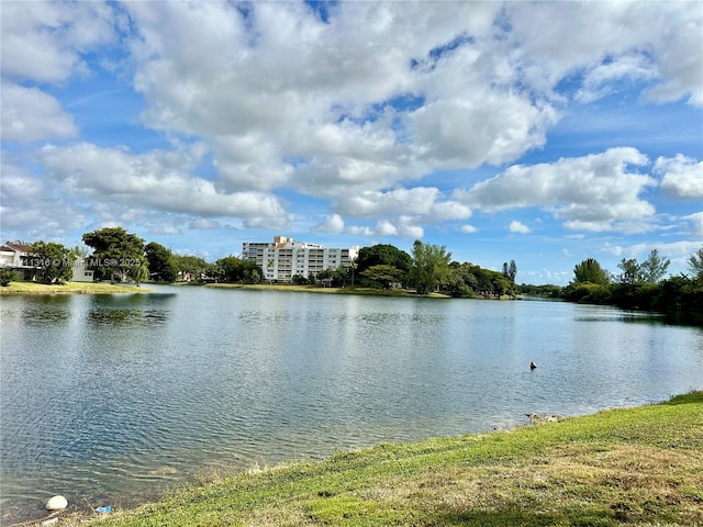 view of water feature