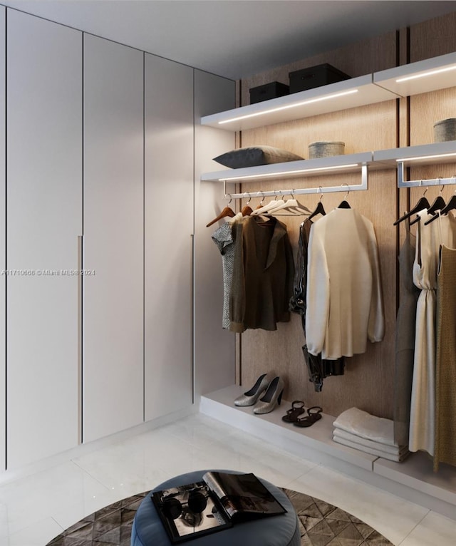 mudroom with tile patterned flooring