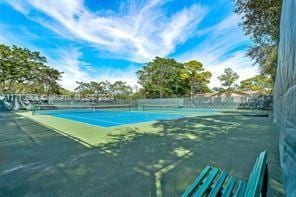 view of sport court