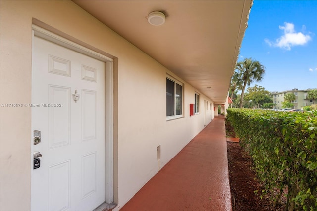 view of entrance to property