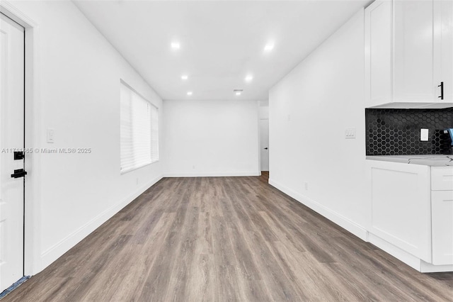 interior space featuring light hardwood / wood-style flooring