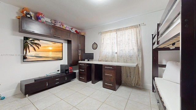 16313 SW 99th Pl, Miami, FL 33157 - office area featuring light tile patterned floors and baseboards