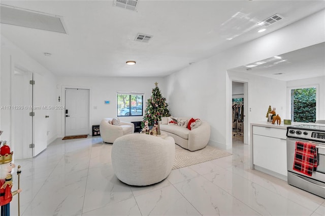 view of living room