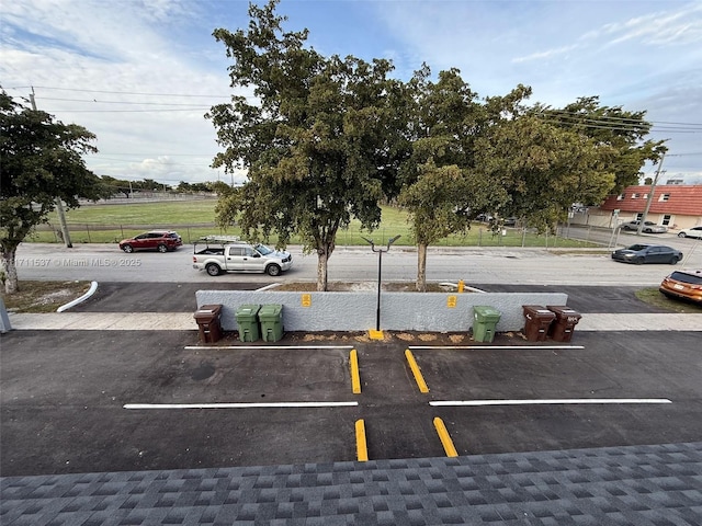 view of vehicle parking