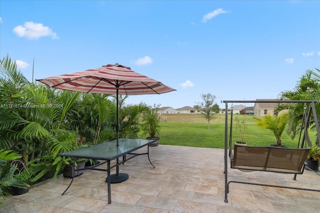 view of patio