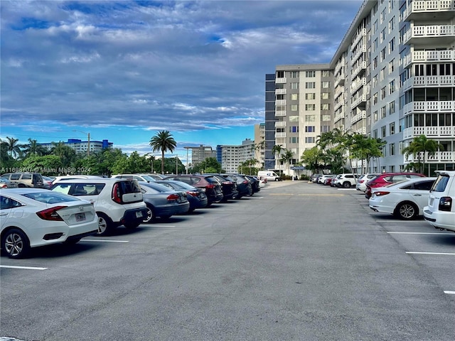 view of vehicle parking