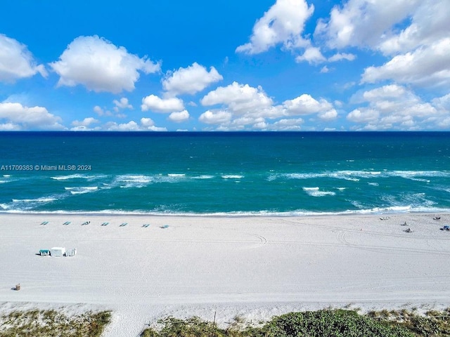 water view featuring a view of the beach