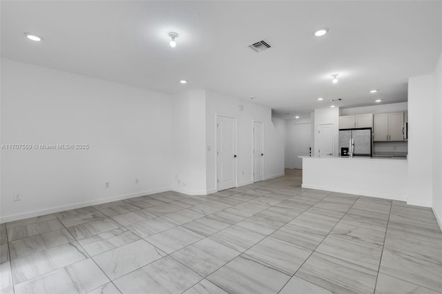 view of unfurnished living room