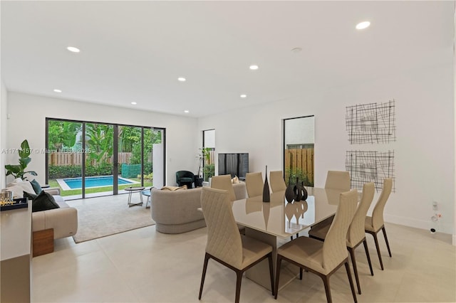 909 NE 16th Ave, Fort Lauderdale, FL 33304 - dining area with recessed lighting