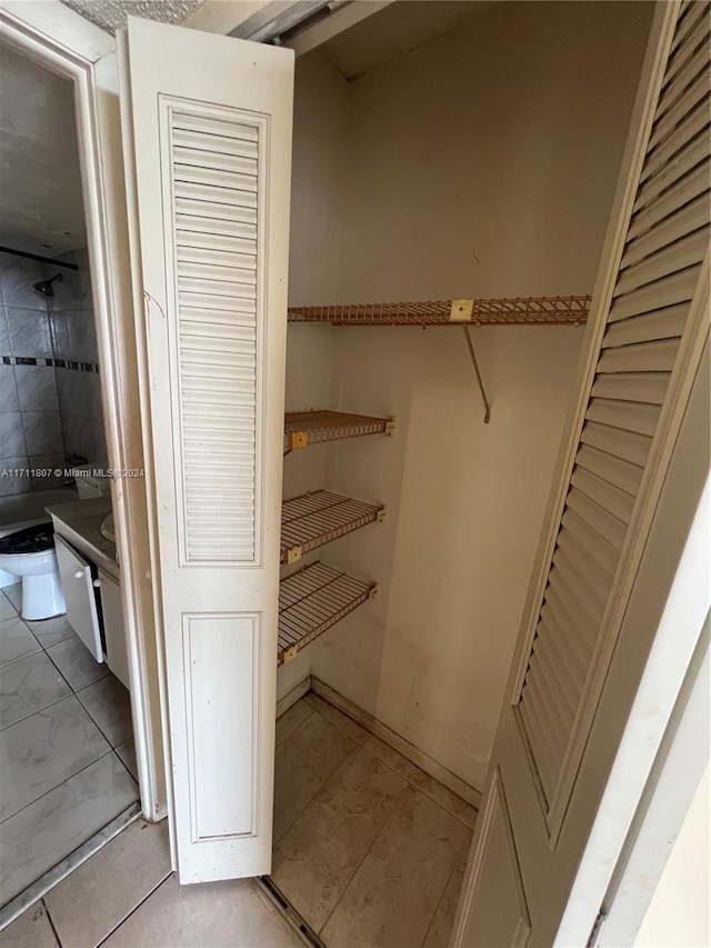 view of closet