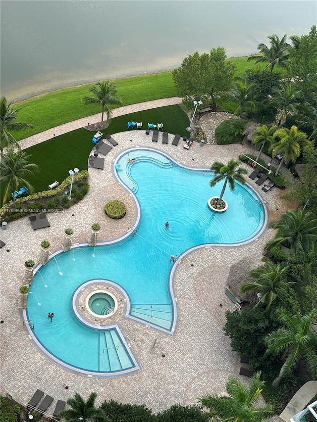 view of swimming pool