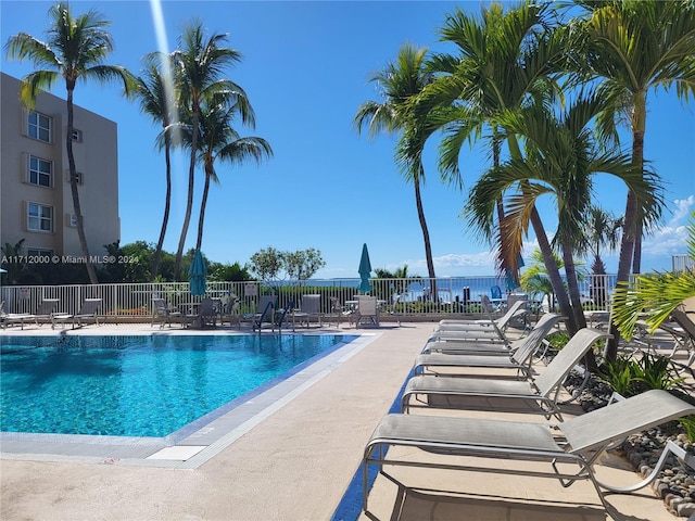 view of swimming pool