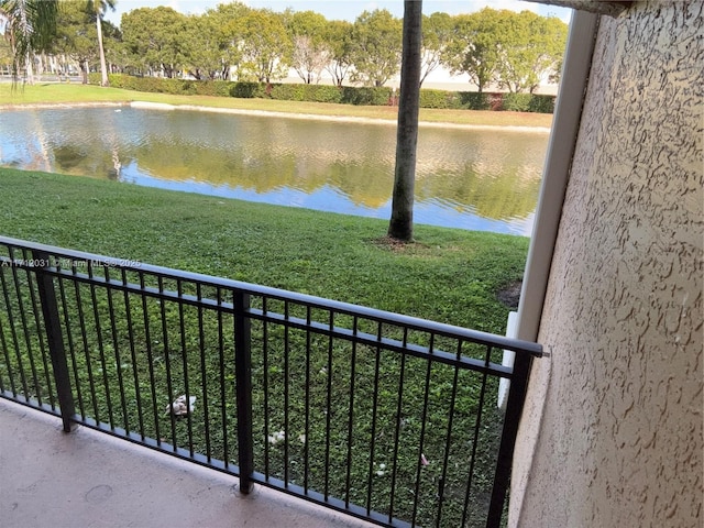 view of water feature