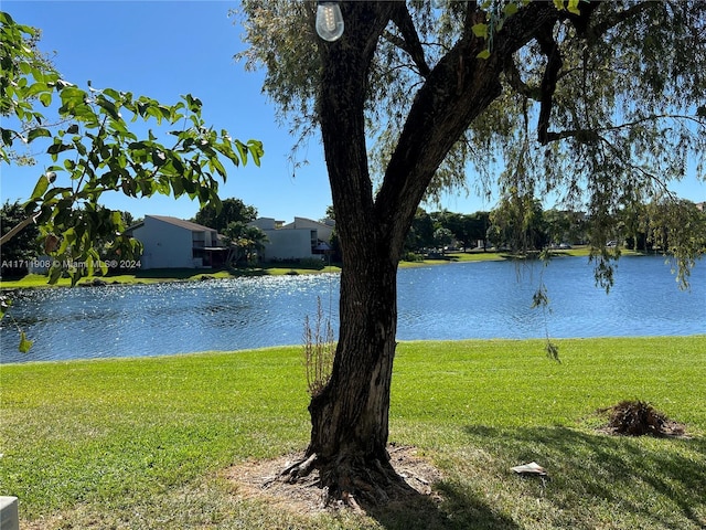 view of water feature