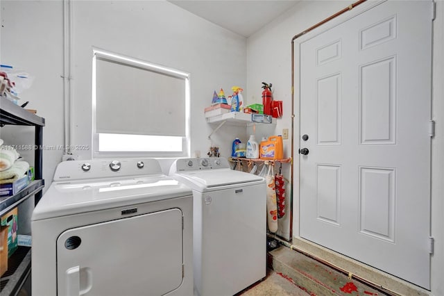 1407 Harding St, Hollywood, FL 33020 - clothes washing area featuring washer and clothes dryer and laundry area