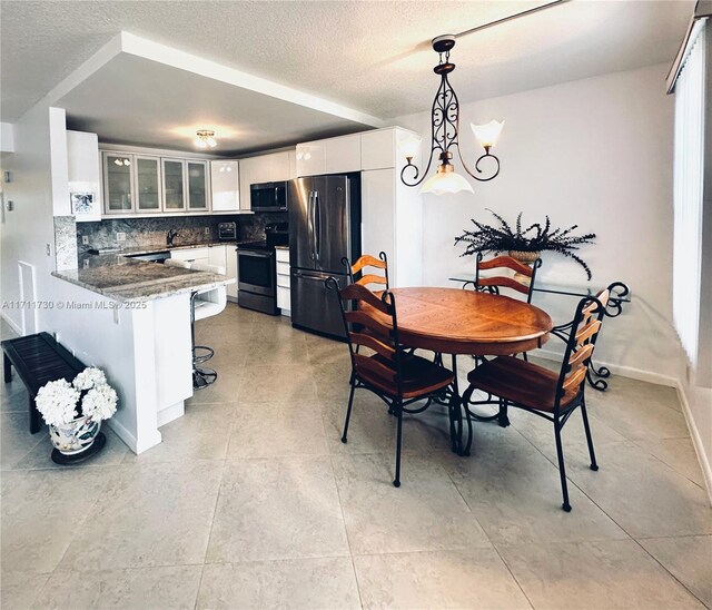 view of dining area