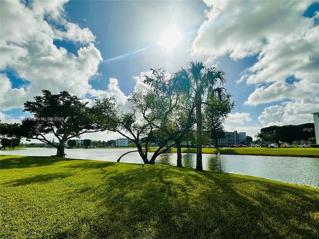 property view of water