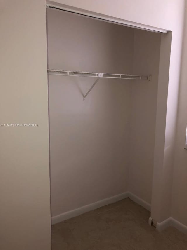 view of closet