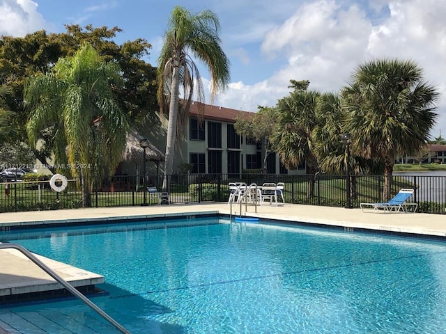 view of pool