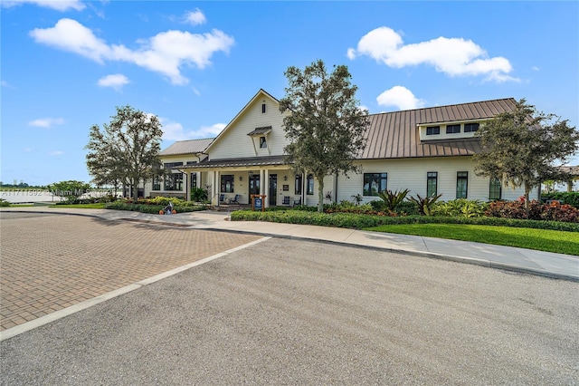 view of front of home with a porch