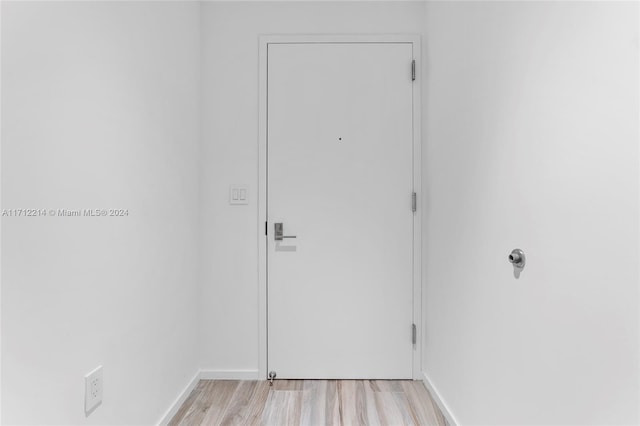 entryway featuring light hardwood / wood-style floors