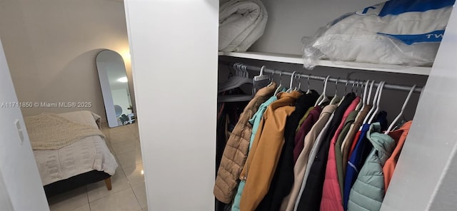 view of closet