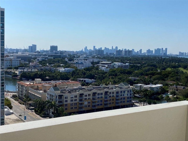 city view featuring a water view