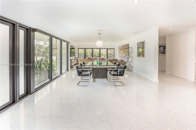 view of dining area