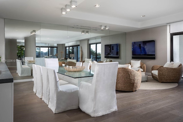 dining room featuring wood finished floors