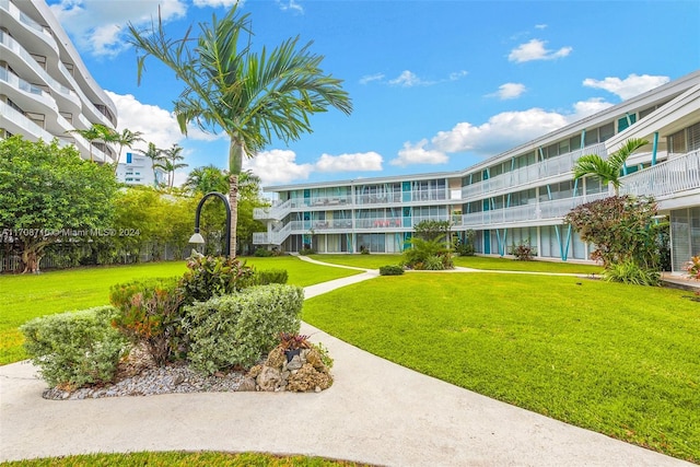 1155 103rd St Unit 7A, Bay Harbor Islands, FL 33154 - view of property's community featuring a lawn