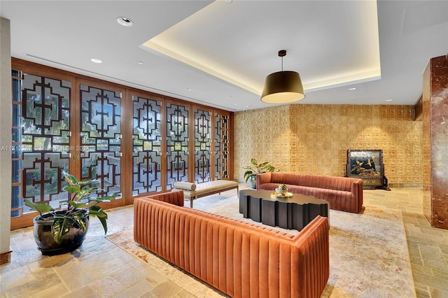 11113 Biscayne Blvd Unit 255, Miami, FL 33181 - community lobby with recessed lighting