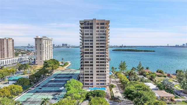 11113 Biscayne Blvd Unit 255, Miami, FL 33181 - view of building exterior featuring a view of city and a water view