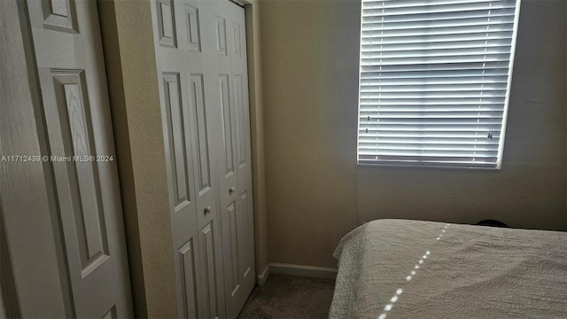 bedroom featuring a closet