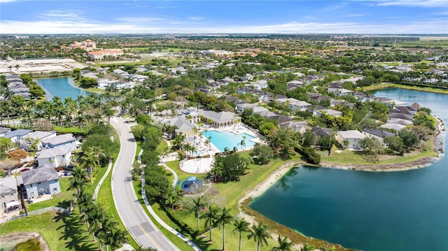 3217 SE 4th Ct Unit 3217, Homestead, FL 33033 - bird's eye view featuring a water view and a residential view
