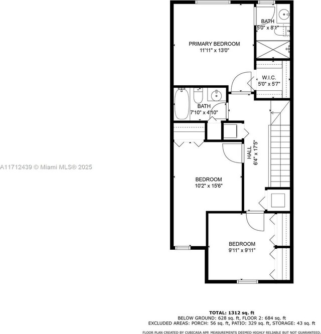 3217 SE 4th Ct Unit 3217, Homestead, FL 33033 - floor plan