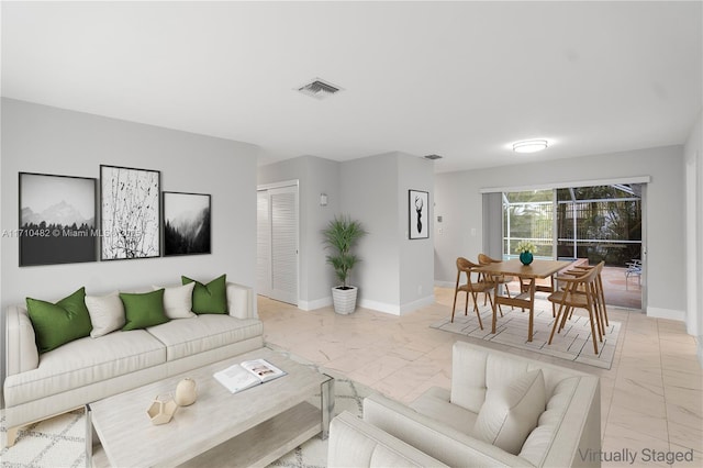 view of living room