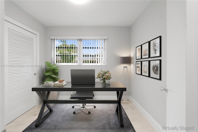 view of office space