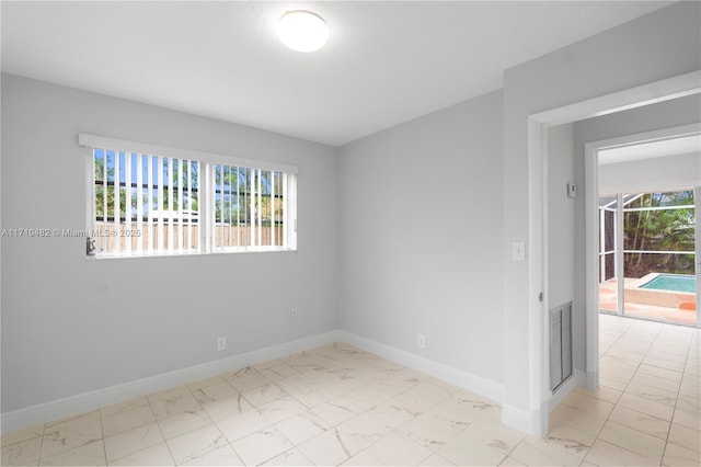 view of empty room
